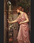 John William Waterhouse Psyche Entering Cupid's Garden painting